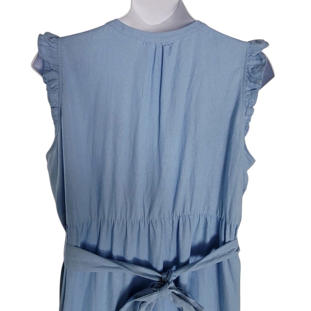 Adorable Adyson Parker Linen Blend Midi - Picture 2 of 6
